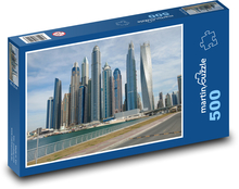 Mesto - mrakodrap, architektúra Puzzle 500 dielikov - 46 x 30 cm 
