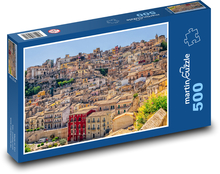 Sizilien - Italien, Stadt Puzzle 500 Teile - 46 x 30 cm