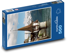 Oberhofen - Schloss, Schweiz Puzzle 500 Teile - 46 x 30 cm