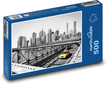 Yellow Taxi - New York City Puzzle 500 Teile - 46 x 30 cm
