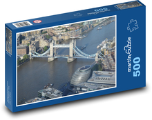 Věžový most - Londýn, Anglie Puzzle 500 dílků - 46 x 30 cm
