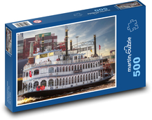 Loď - Hamburg, Nemecko Puzzle 500 dielikov - 46 x 30 cm 