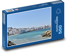 Mykonos - Grecja, miasto Puzzle 500 elementów - 46x30 cm