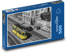 Mesto - električka, doprava Puzzle 500 dielikov - 46 x 30 cm 