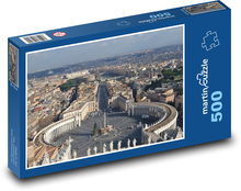 San Pietro - Řím, Vatikán Puzzle 500 dílků - 46 x 30 cm