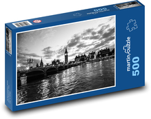 Westminsterský palác - Big Ben, Londýn Puzzle 500 dielikov - 46 x 30 cm 