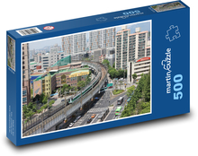 Metro - vlak, Korejská republika Puzzle 500 dílků - 46 x 30 cm