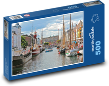Kopenhagen - Stadt Dänemark Puzzle 500 Teile - 46 x 30 cm