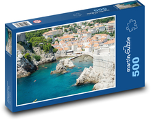 Dubrovník - město, Chorvatsko Puzzle 500 dílků - 46 x 30 cm