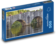 Most - architektura, rzeka Puzzle 500 elementów - 46x30 cm