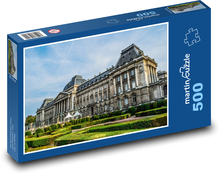 Královský palác Brusel, architektura, budovy  Puzzle 500 dílků - 46 x 30 cm