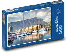 Záliv - lode, príroda Puzzle 500 dielikov - 46 x 30 cm