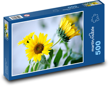 Slnečnice - žlté kvety Puzzle 500 dielikov - 46 x 30 cm 