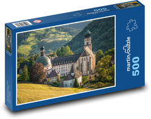 Klášter sv. Trudpert - Münstertal, Německo Puzzle 500 dílků - 46 x 30 cm
