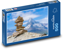 Kamenná veža - pozostatok skaly Puzzle 500 dielikov - 46 x 30 cm 