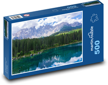 Dolomity - Carezza, Latemar Puzzle 500 dielikov - 46 x 30 cm 