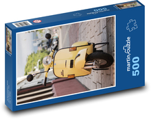 Kolobežka - Vespa, Taliansko Puzzle 500 dielikov - 46 x 30 cm 