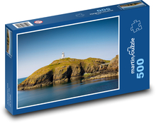Maják - more, skala Puzzle 500 dielikov - 46 x 30 cm 