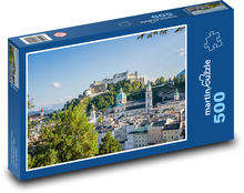 Salzburg - historické centrum, Rakousko Puzzle 500 dílků - 46 x 30 cm