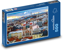 Velká synagoga - Plzeň, Česká republika Puzzle 500 dílků - 46 x 30 cm