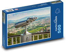 Ďalekohľad - rozhľadňa Puzzle 500 dielikov - 46 x 30 cm 