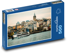 Galata - Turecko, Istambul Puzzle 500 dílků - 46 x 30 cm