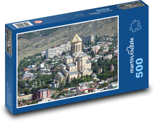 Gruzie - Tbilisi, hlavní město Puzzle 500 dílků - 46 x 30 cm