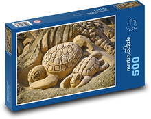 Żółwie piaskowe Puzzle 500 elementów - 46x30 cm