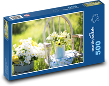 Gänseblümchen -  Blumen Puzzle 500 Teile - 46 x 30 cm