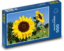 Sonnenblumen - gelbe Blumen Puzzle 500 Teile - 46 x 30 cm