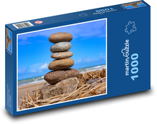 Piramida z kamieni Puzzle 1000 elementów - 60x46 cm