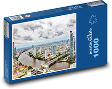 Bangkok - řeka Puzzle 1000 dílků - 60 x 46 cm