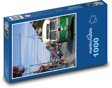 San Francisco - električka, cestovanie Puzzle 1000 dielikov - 60 x 46 cm 