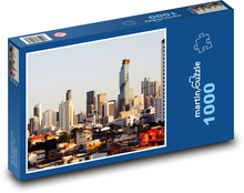 Mrakodrapy - architektúra, vysoké budovy Puzzle 1000 dielikov - 60 x 46 cm 
