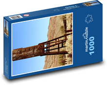 Wieża ciśnień - Stary Zachód Puzzle 1000 elementów - 60x46 cm