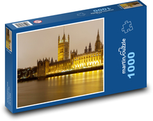 Panorama of London - Thames, Palace of Westminster Puzzle 1000 pieces - 60 x 46 cm 