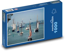 Lode - morské, plachetnice Puzzle 1000 dielikov - 60 x 46 cm