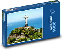 Brazílie - Rio, socha Puzzle 1000 - 60x46 cm