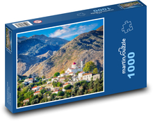 Stadt - Natur, Berge Puzzle 1000 Teile - 60 x 46 cm