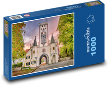 Kościół z wieżą Puzzle 1000 elementów - 60x46 cm