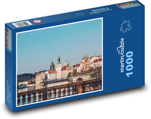 Historische Gebäude - Prag Puzzle 1000 Teile - 60 x 46 cm