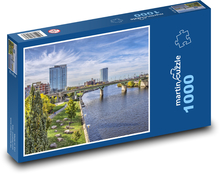 City - bridge Puzzle 1000 pieces - 60 x 46 cm 