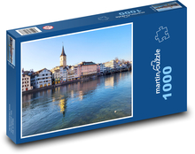 Švajčiarsko - Zürich Puzzle 1000 dielikov - 60 x 46 cm