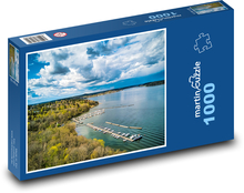 Sztokholm - Szwecja, jezioro Puzzle 1000 elementów - 60x46 cm