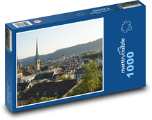 Zürich - Schweiz, Stadt Puzzle 1000 Teile - 60 x 46 cm