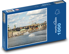 Mesto pri rieke Puzzle 1000 dielikov - 60 x 46 cm 