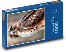 Forest predator - crane Puzzle 1000 pieces - 60 x 46 cm 