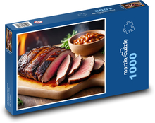 Mäso na večeru Puzzle 1000 dielikov - 60 x 46 cm 