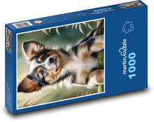 Słodki szczeniaczek Puzzle 1000 elementów - 60x46 cm