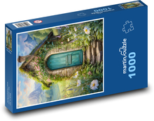 Venkovská přírodní chalupa Puzzle 1000 - 60x46 cm